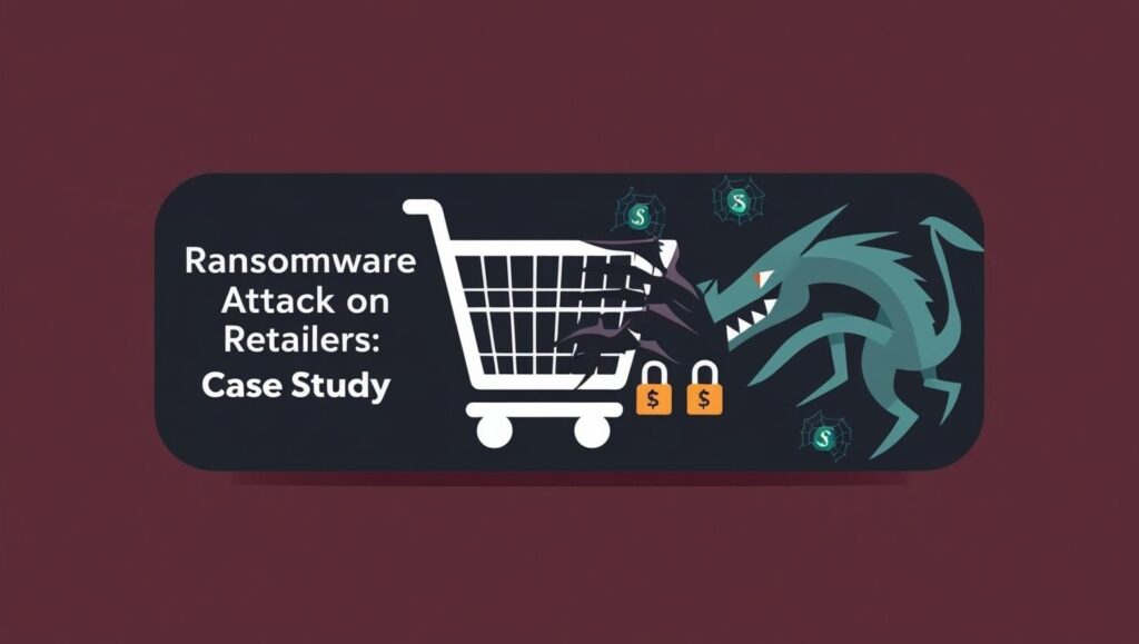 Analiza ataku ransomware na brytyjskich detalistów (M&S, Co-op, Harrods) przez grupy Scattered Spider i DragonForce. Lekcje i ochrona przed ransomware.