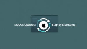 Jak skonfigurować aktualizacje w macOS - poradnik krok po kroku. Ustawienia automatycznych aktualizacji systemu i aplikacji na Macu dla bezpieczeństwa.