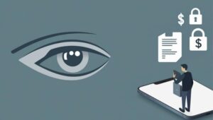 Grafika ilustrująca zagrożenie spyware (oprogramowanie szpiegujące)