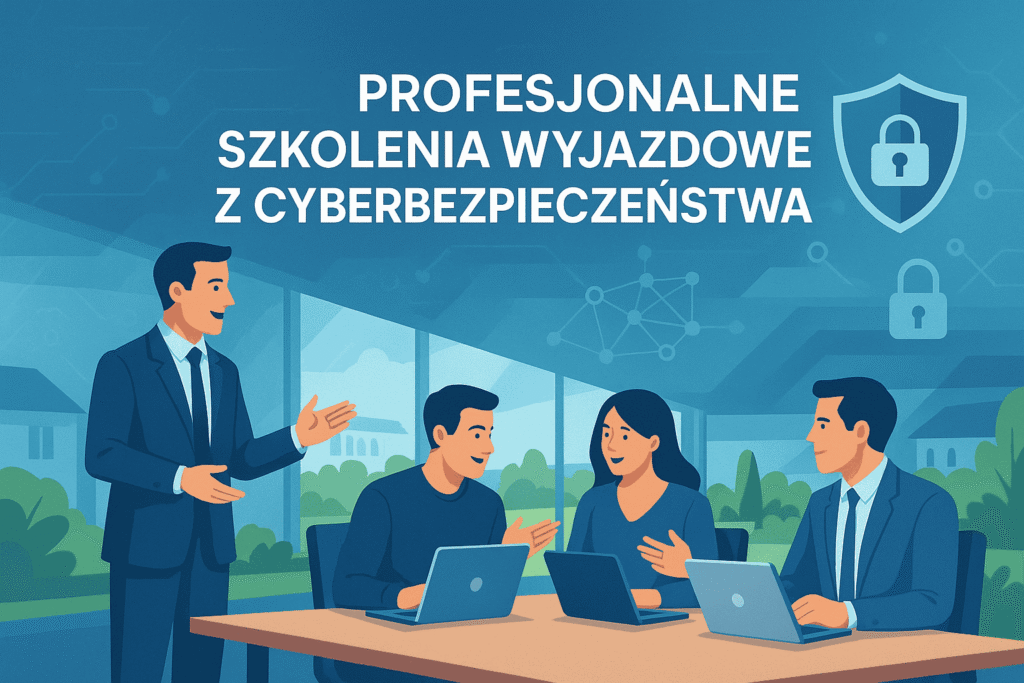 Profesjonalne szkolenia wyjazdowe z cyberbezpieczeństwa dla firm i instytucji. Kompleksowa organizacja, interaktywne warsztaty, budowanie świadomości.