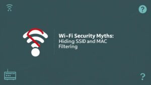 Mity bezpieczeństwa Wi-Fi: Dlaczego ukrywanie SSID i filtrowanie adresów MAC nie zapewnia skutecznej ochrony sieci bezprzewodowej.