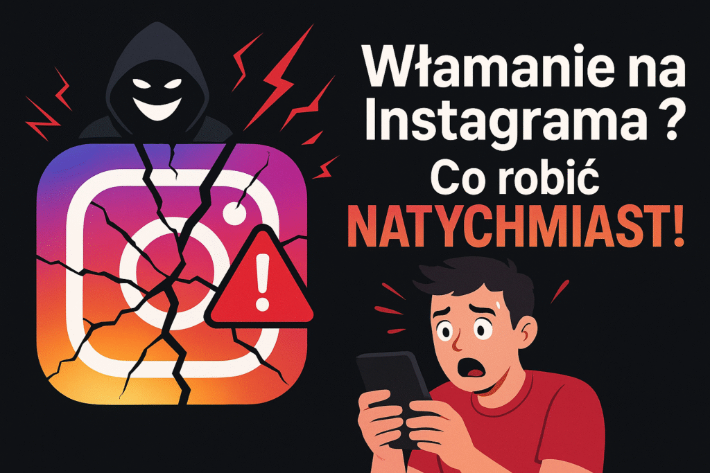 Włamanie na Instagrama - co robić natychmiast? Pierwsze kroki po zhakowaniu konta Instagram, objawy włamania i jak się chronić.