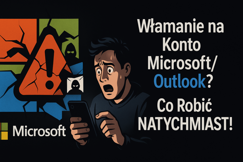 Włamanie na konto Microsoft lub Outlook - co robić natychmiast? Pierwsze kroki po zhakowaniu konta, objawy włamania i jak się chronić.