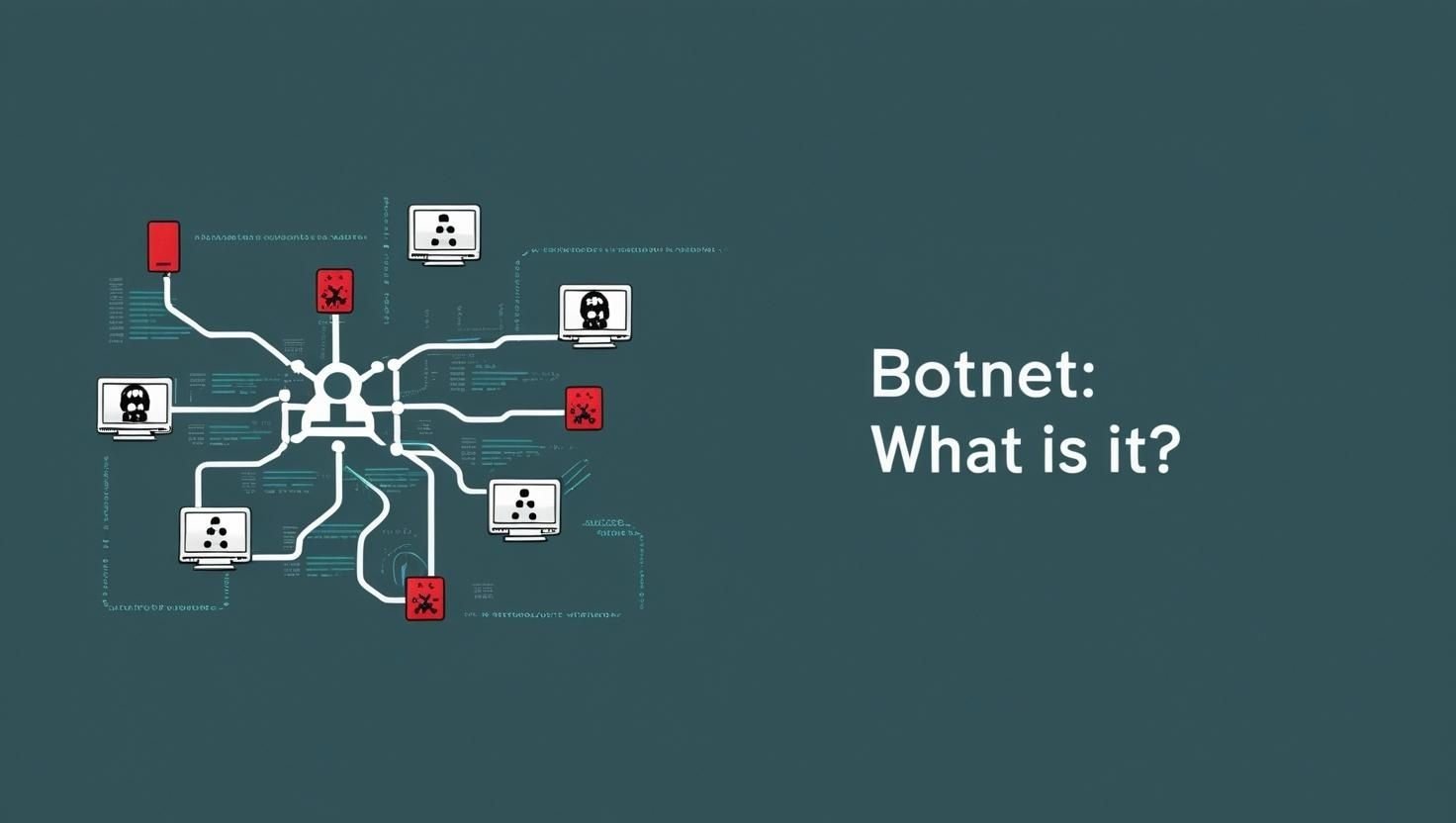 Co to jest botnet? Wyjaśnienie pojęcia botnet w cyberbezpieczeństwie - sieć zainfekowanych komputerów (zombie) i zagrożenia z nimi związane.