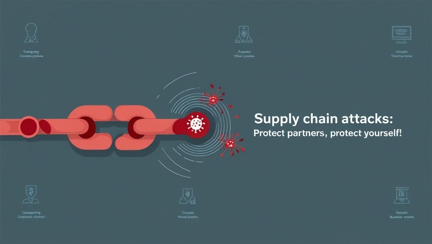 Zagrożenia dla łańcucha dostaw - jak chronić się przed cyberatakami na partnerów biznesowych i dostawców. Bezpieczeństwo supply chain.
