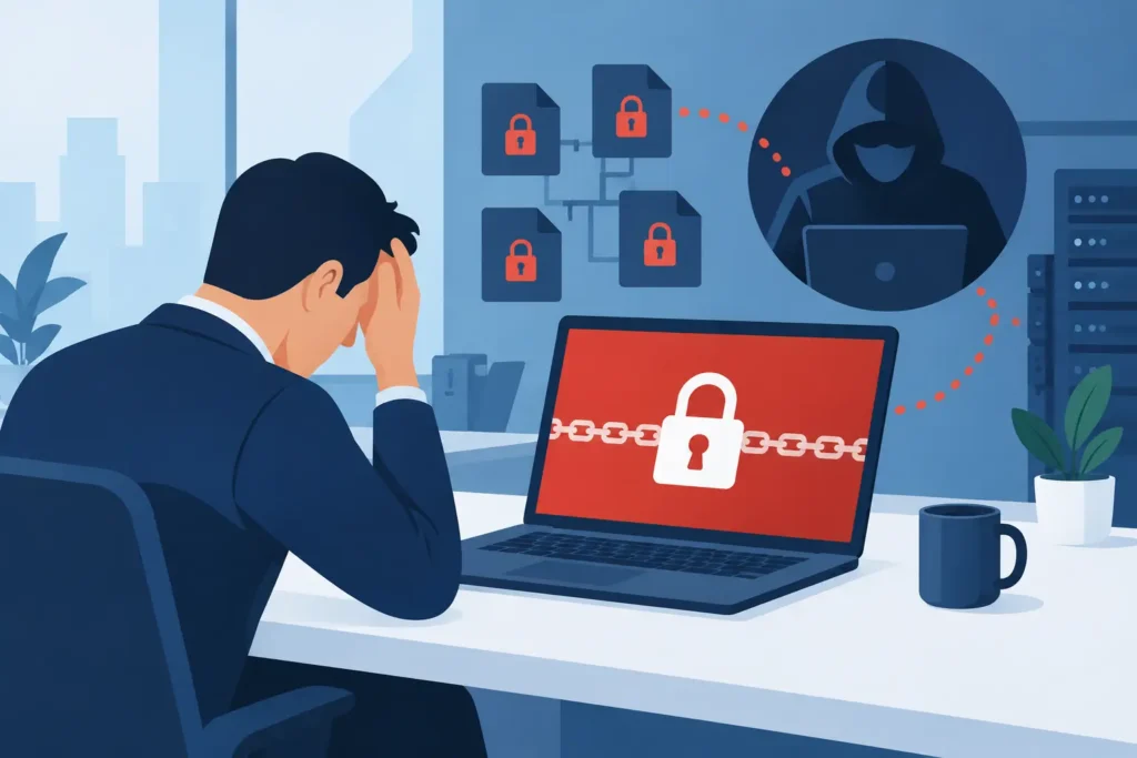 Case study incydentu ransomware w organizacji