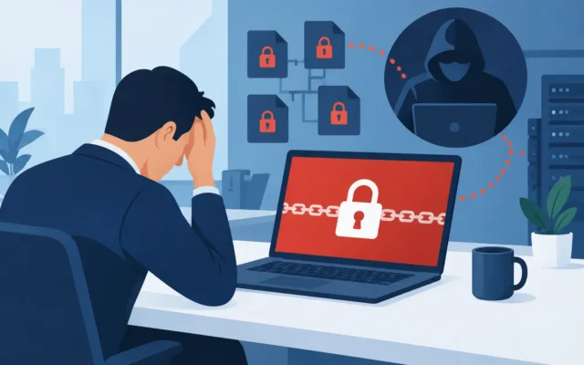 Case study incydentu ransomware w organizacji